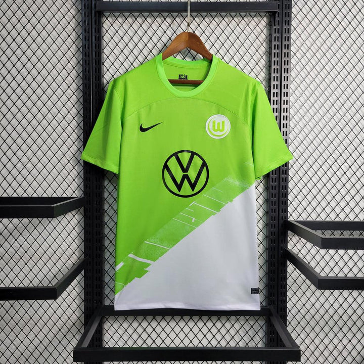 Camisa Wolfsburg I 23/24 - Torcedor Nike Masculina - Verde - Paixão no Manto