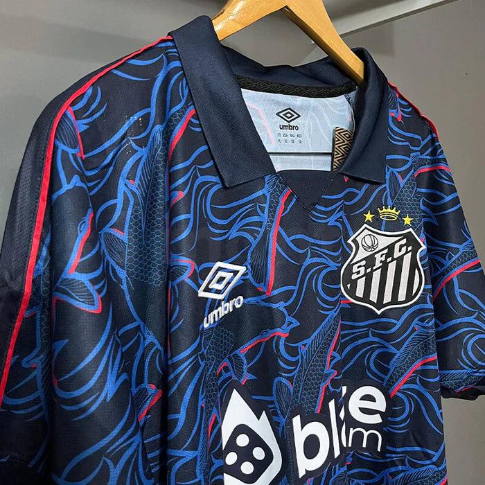 Camisa Santos III 23/24 Torcedor Umbro Azul Marinho - Paixão no Manto