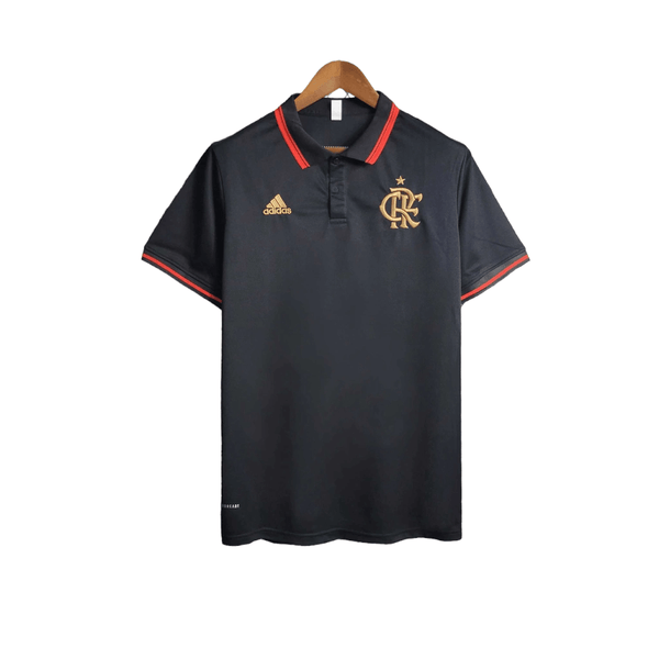 Camisa Flamengo Polo 23/24 Torcedor Adidas Masculina - Preto - Paixão no Manto