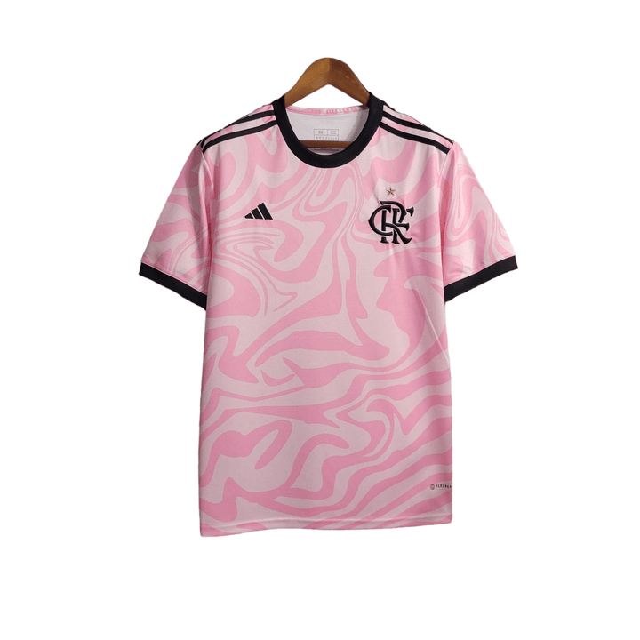 Camisa Flamengo 23/24 Torcedor Masculina - Rosa - Paixão no Manto