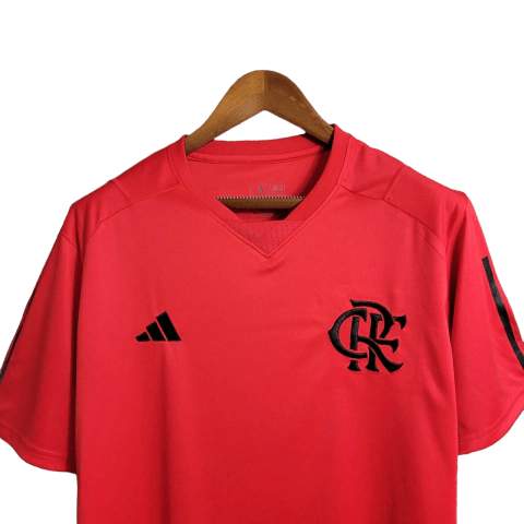 Camisa Flamengo Treino 23/24 Torcedor Masculina - Vermelho - Paixão no Manto