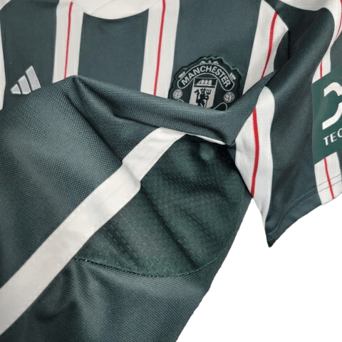 Camisa Manchester United Away 23/24 - Torcedor Adidas Masculina - Verde - Paixão no Manto