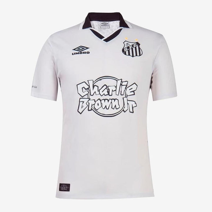 Camisa Santos Edição Especial Charlie Brown Branca 22/23 - Paixão no Manto