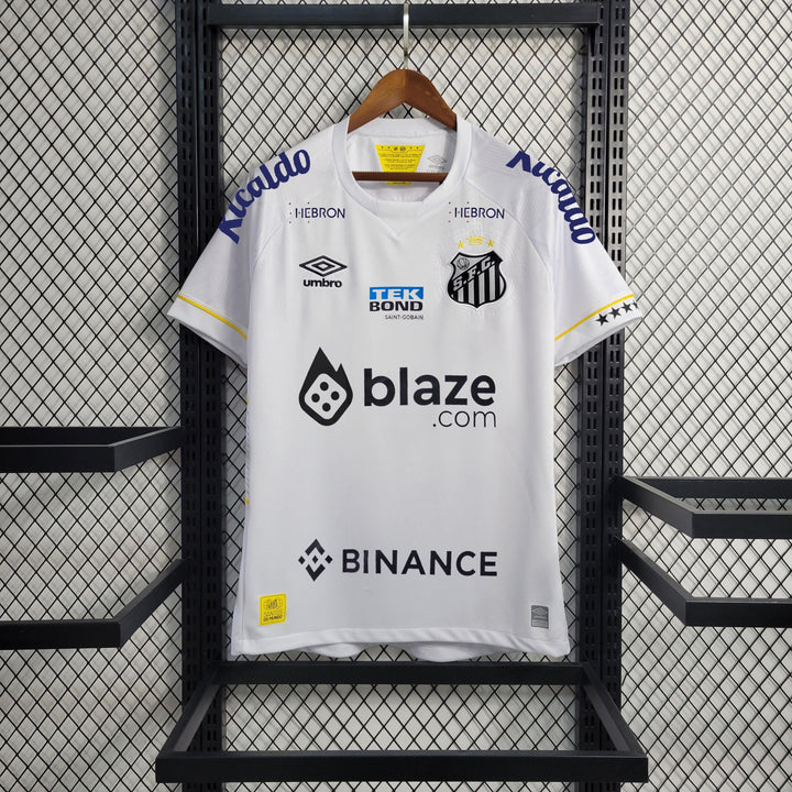 Camisa Santos 2023/24 Home - Torcedor Umbro Branca - Paixão no Manto