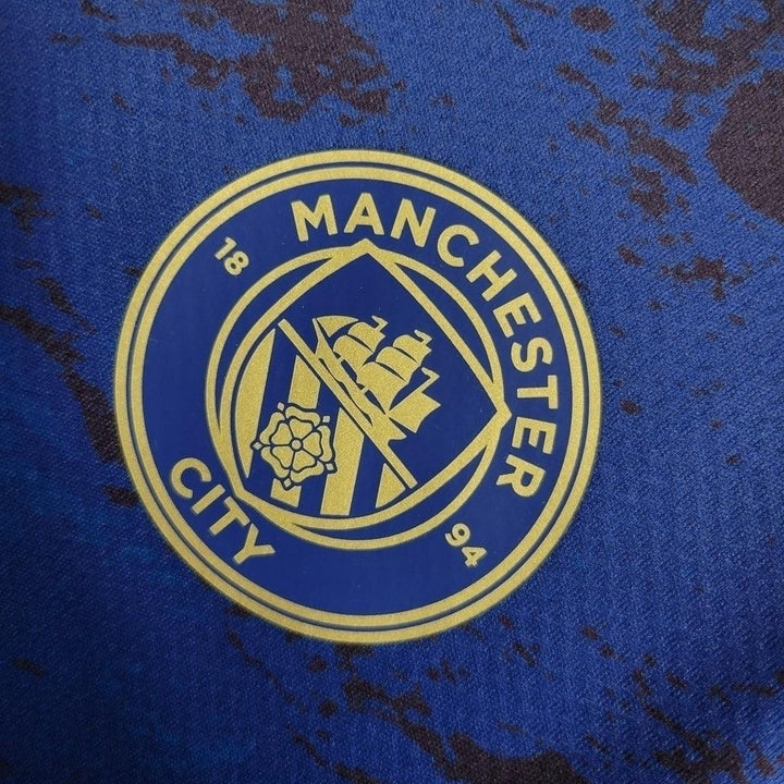 Camisa Manchester City 23/24 Torcedor Puma Masculina - Azul - Paixão no Manto