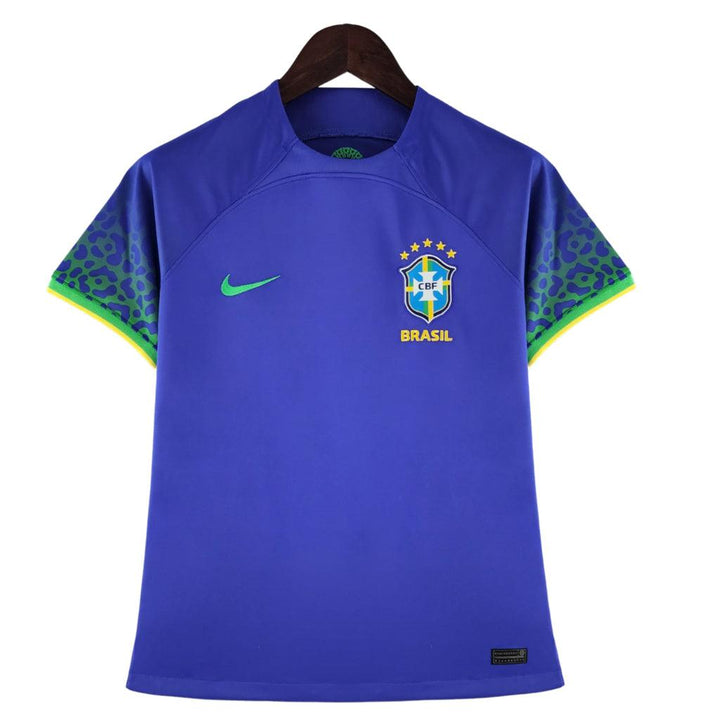 Camisa Seleção Brasileira II 2022 Torcedor Nike Feminina - Azul - Paixão no Manto