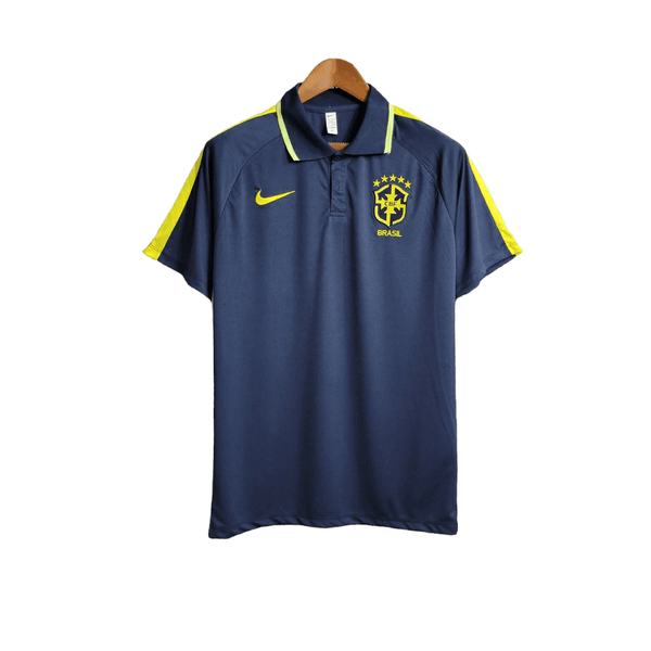 Camisa Brasil Polo 23/24 Torcedor Nike Masculina - Azul - Paixão no Manto