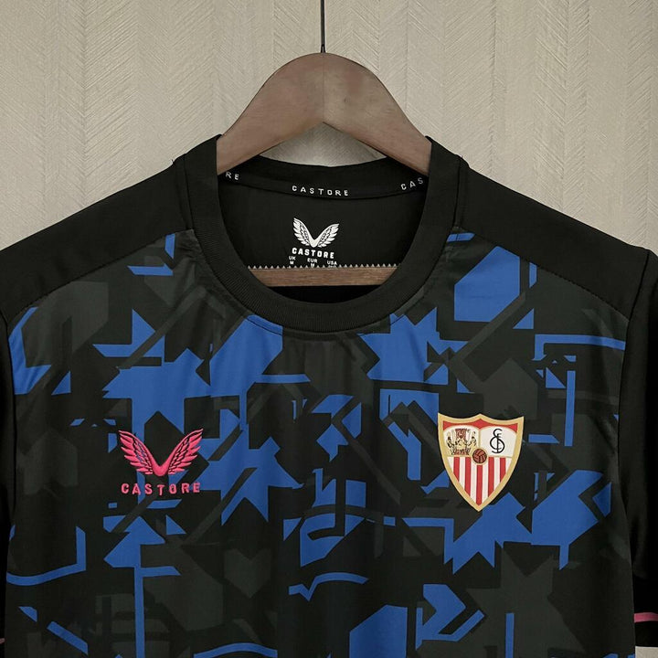 Camisa Sevilla Third 23/24 - Torcedor Castore Masculino - Azul - Paixão no Manto