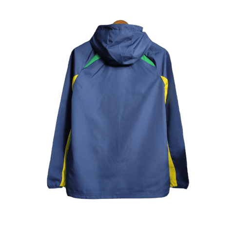 Jaqueta Corta-Vento Brasil 23/24 Masculino Nike - Azul - Paixão no Manto