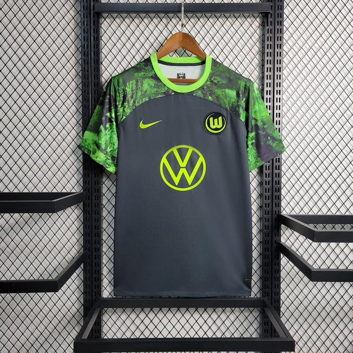 Camisa Wolfsburg II 23/24 - Torcedor Nike Masculina - Preto - Paixão no Manto