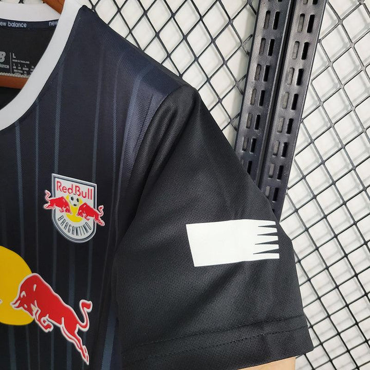 Camisa Red Bull Bragantino Away 23/24 Torcedor New Balance Masculina - Preta - Paixão no Manto