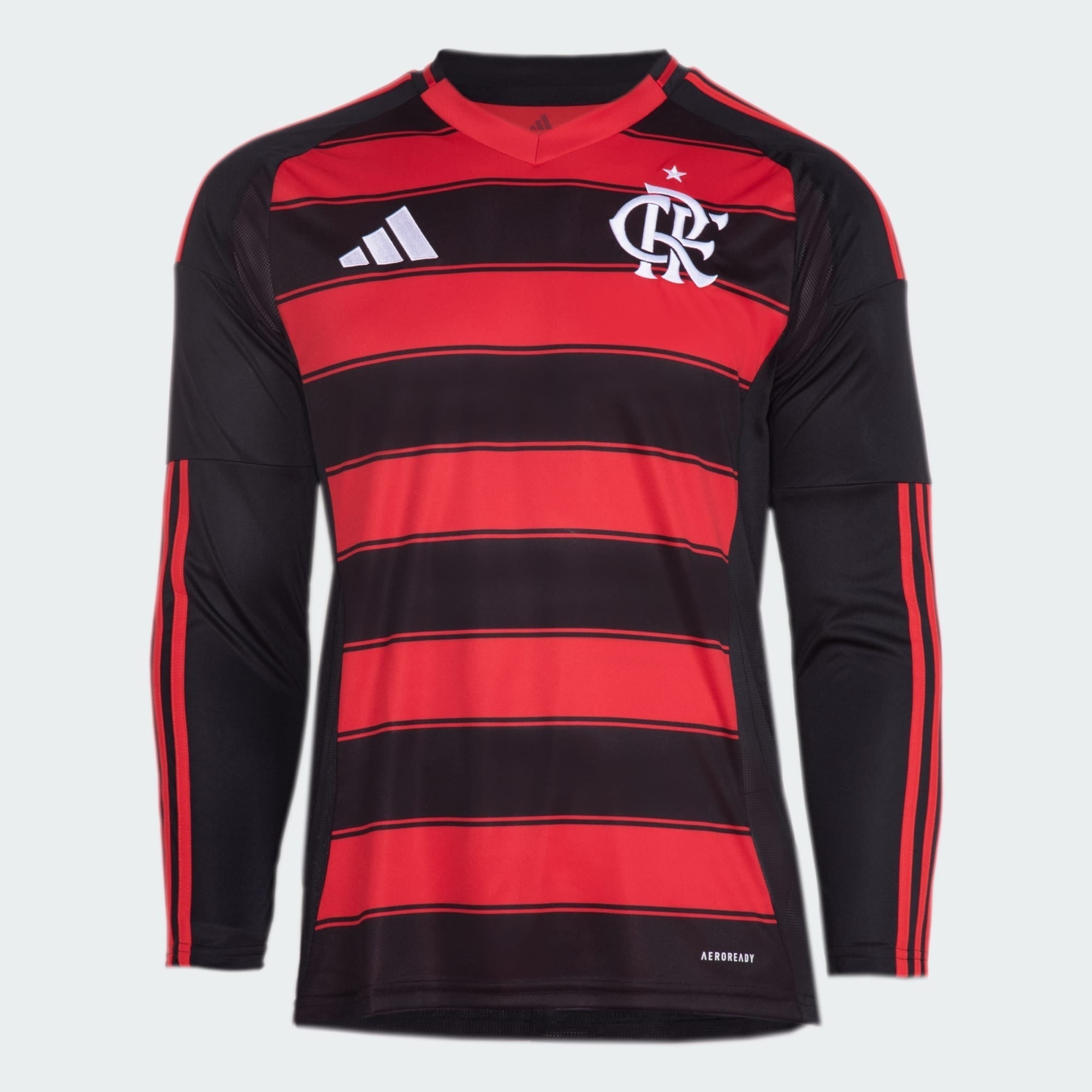 Camisa Adidas Flamengo 2025/26 I Manga Longa