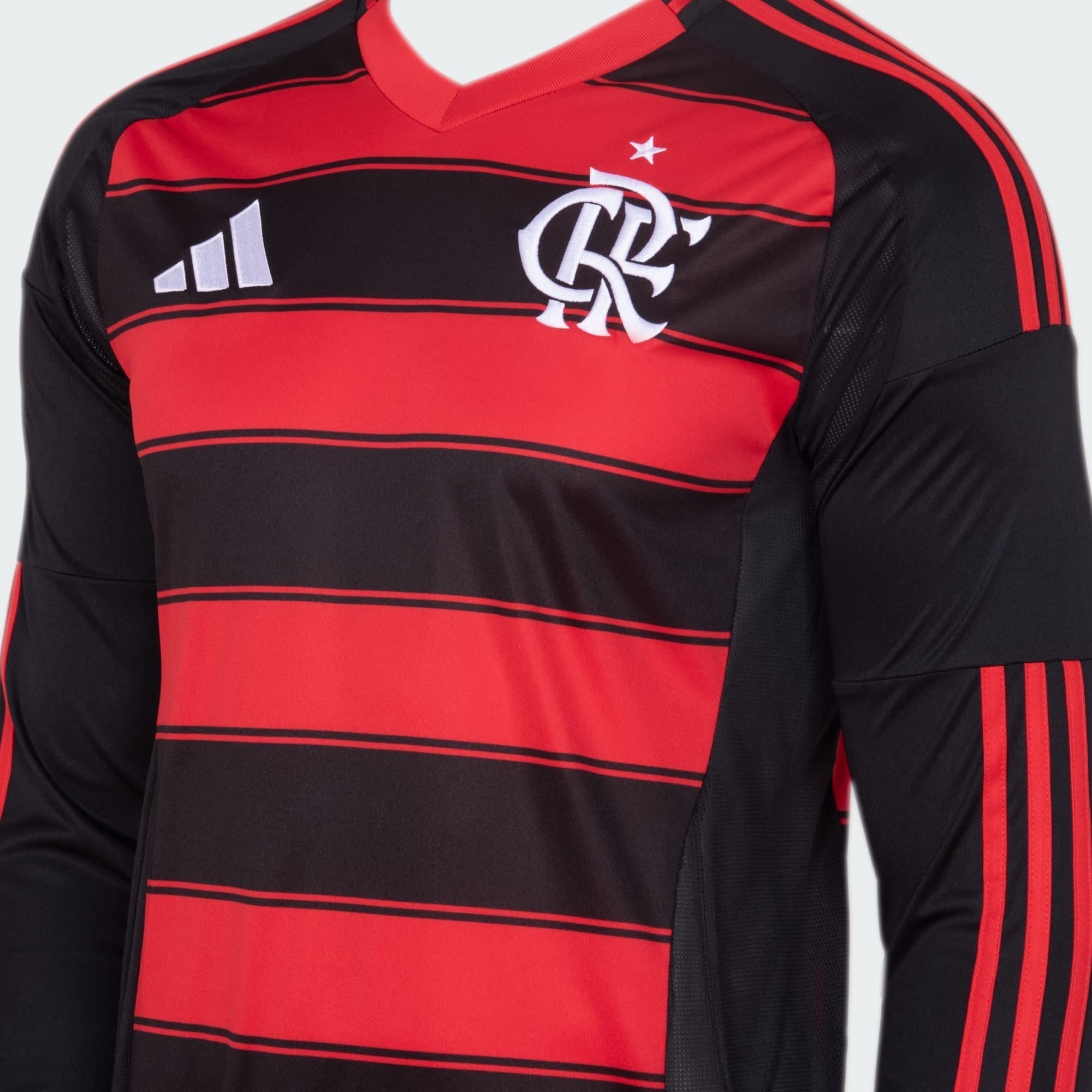 Camisa Adidas Flamengo 2025/26 I Manga Longa