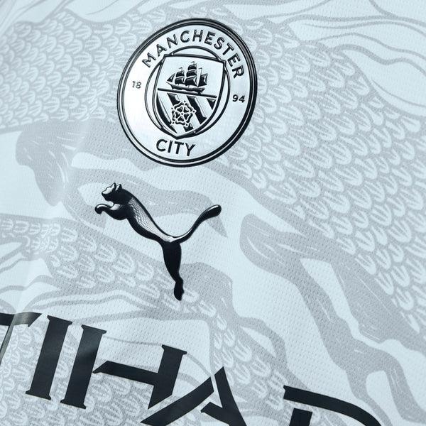 Camisa Manchester City Edição Especial “Ano do Dragão de Madeira” IV 23/24 Torcedor Puma Masculina - Branca - Paixão no Manto