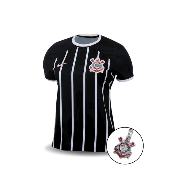 Camisa Feminina Corinthians 2023/24 Away - Paixão no Manto