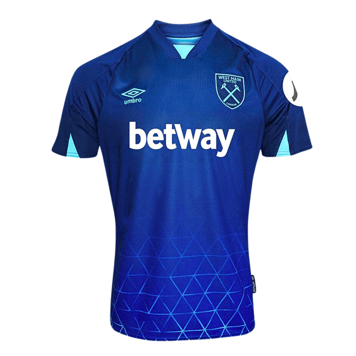 Camisa West Ham Third 23/24 - Torcedor Umbro Masculino - Azul - Paixão no Manto