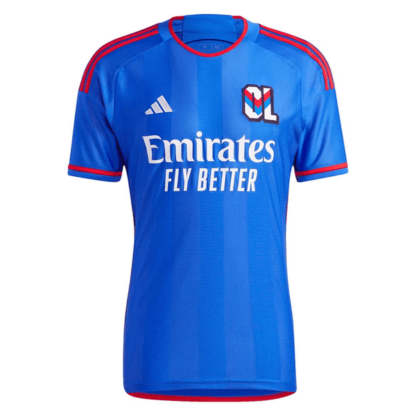 Camisa Lyon Third 23/24 - Torcedor Adidas Masculino - Azul - Paixão no Manto