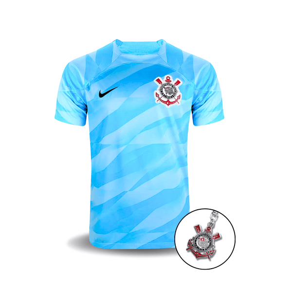 Camisa Corinthians 2023/24 Goleiro Azul - Paixão no Manto