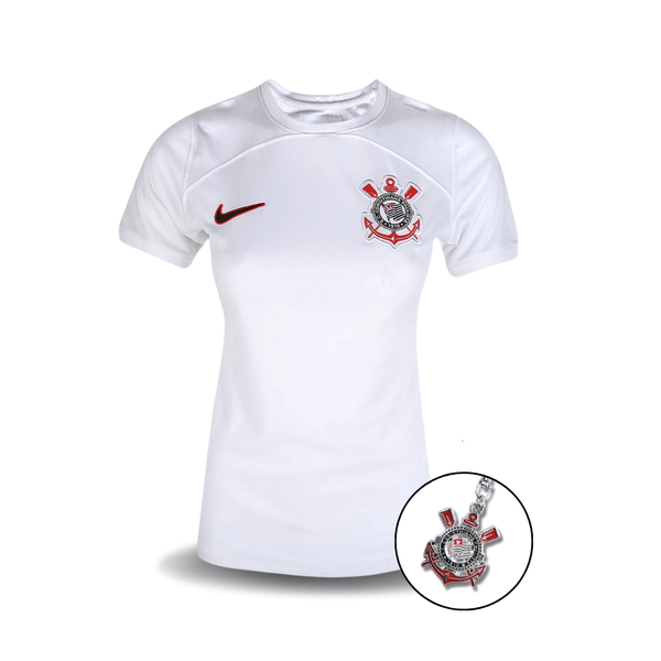 Camisa Feminina Corinthians 2023/24 Home - Paixão no Manto