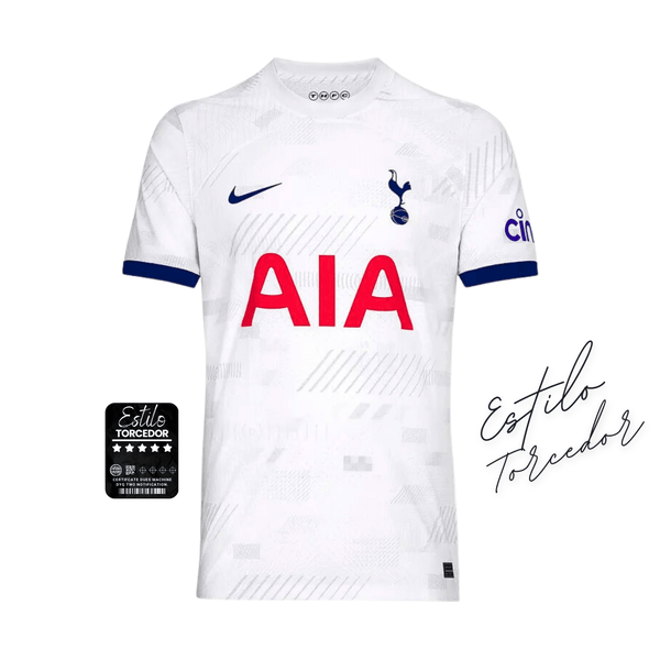 Camisa Tottenham Spurs Home 23/24 - Torcedor Nike Masculino - Branco - Paixão no Manto