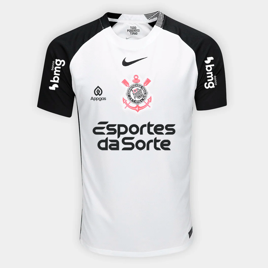 Camisa Nike Corinthians 2025/26 I Torcedor com Patrocínios