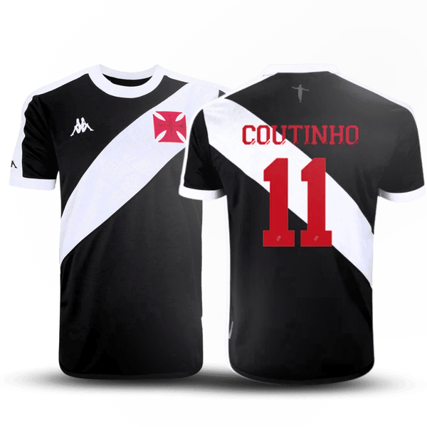 Camisa do Vasco 2024/25 Home - #11 Coutinho - Paixão no Manto