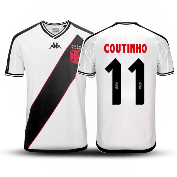 Camisa do Vasco 2024/25 Away - #11 Coutinho - Paixão no Manto