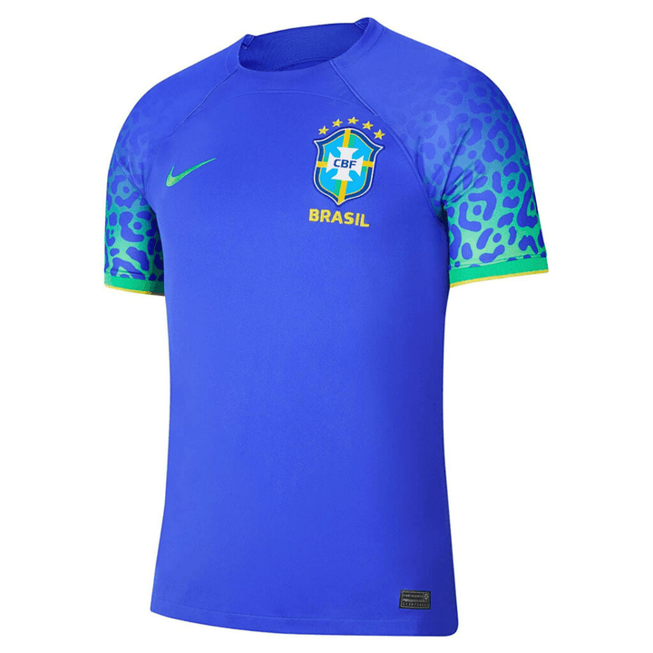 Camisa Seleção Brasileira II 2022 Torcedor Nike Masculina - Azul - Paixão no Manto