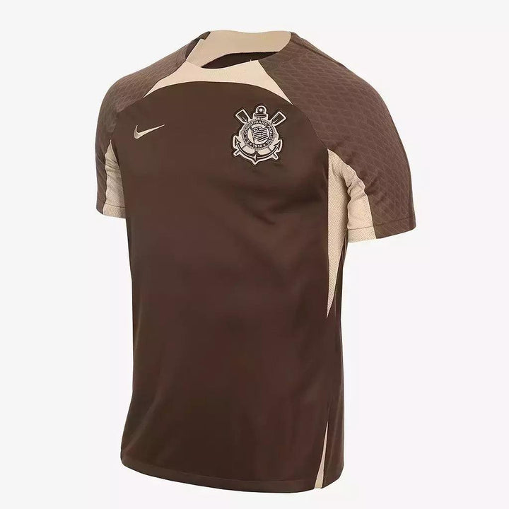 Camisa Corinthians Treino 24/25 Torcedor Nike Masculina - Marrom - Paixão no Manto