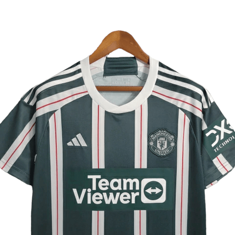 Camisa Manchester United Away 23/24 - Torcedor Adidas Masculina - Verde - Paixão no Manto