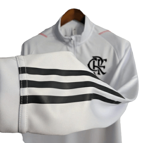 Camisa Flamengo Manga Longa 23/24 Torcedor Masculina - Branco - Paixão no Manto