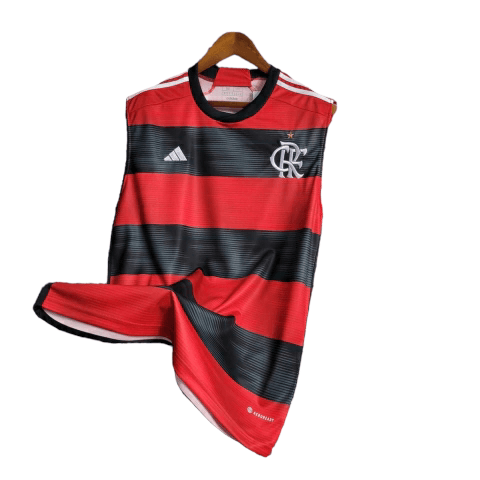 Camisa Flamengo I Regata 23/24 Torcedor Masculina - Vermelho e Preto - Paixão no Manto