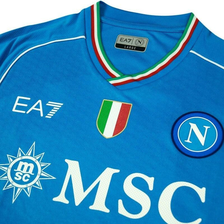 Camisa Napoli Home 23/24 - Torcedor EA7 Masculino - Azul - Paixão no Manto