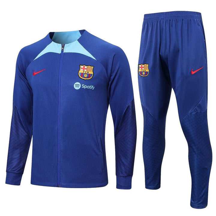 Conjunto de Treino do Barcelona 23/24 - Nike - Azul - Paixão no Manto