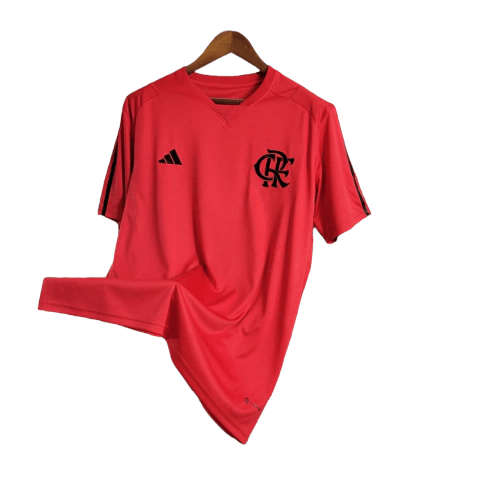 Camisa Flamengo Treino 23/24 Torcedor Masculina - Vermelho - Paixão no Manto