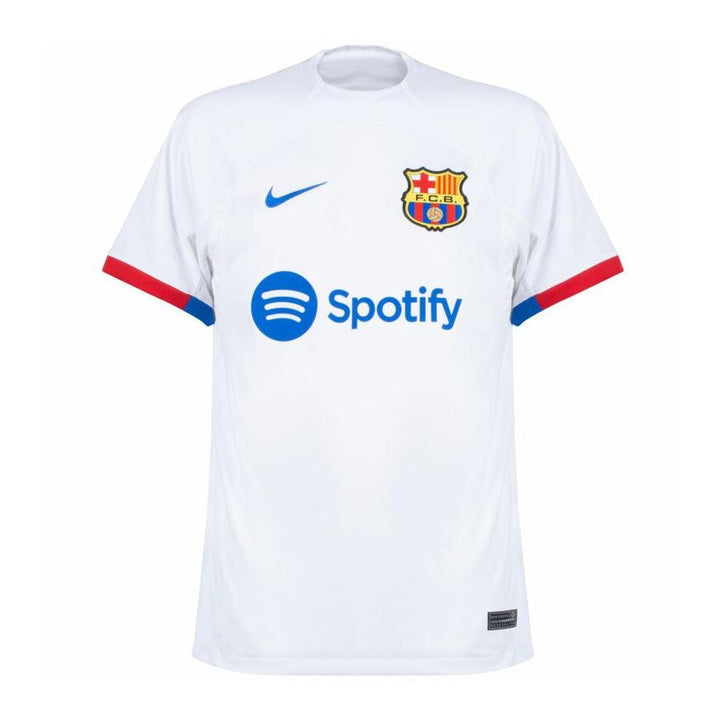 Camisa Barcelona Away 23/24 - Torcedor Nike Masculino - Branco - Paixão no Manto