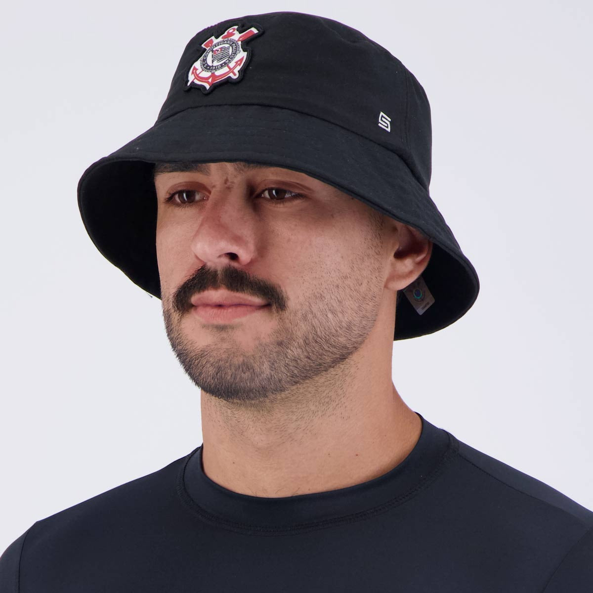 Bucket Corinthians Hat Preto