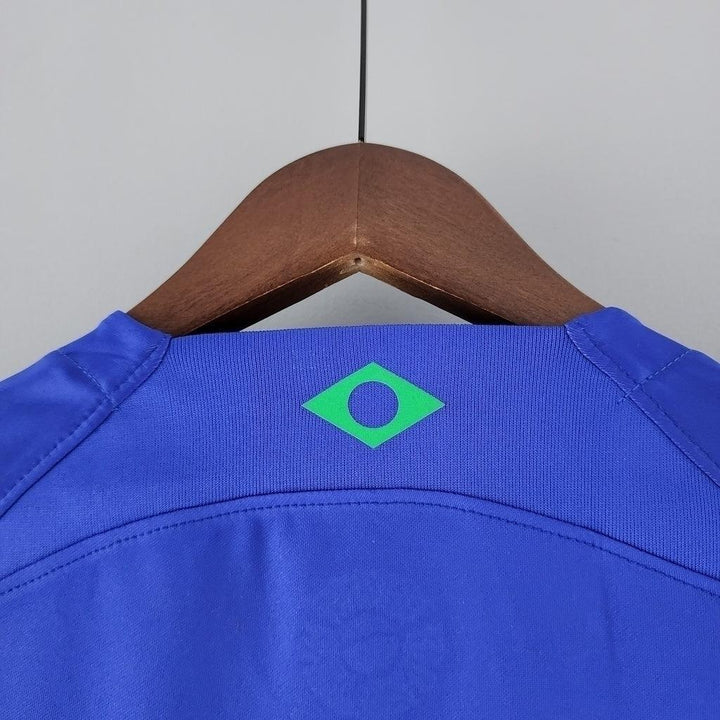 Camisa Seleção Brasileira II 2022 Torcedor Nike Masculina - Azul - Paixão no Manto