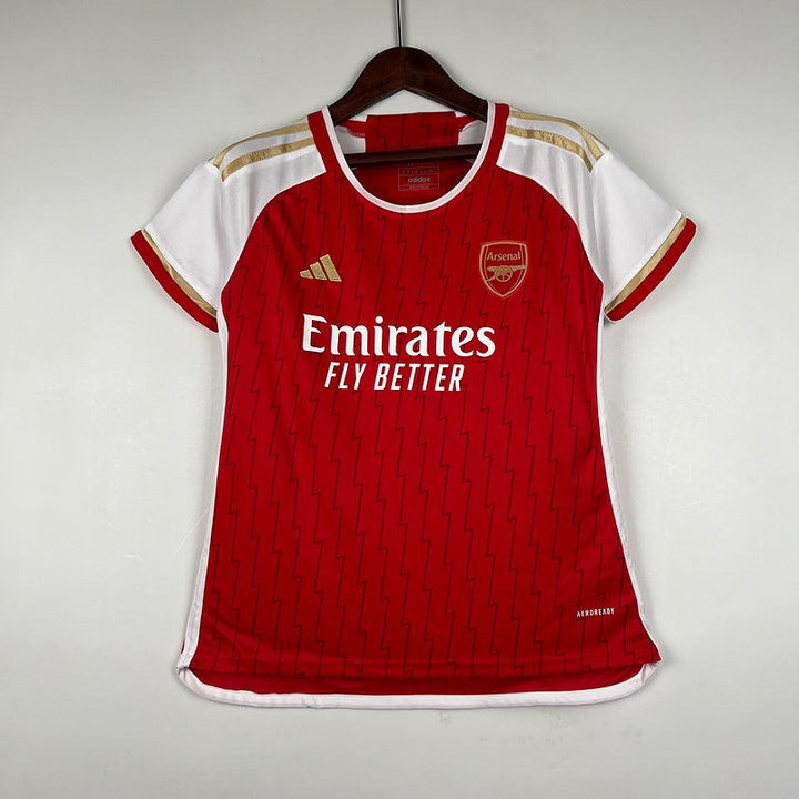 Camisa Arsenal Home 23/24 - Torcedor Adidas Feminina - Vermelho - Paixão no Manto