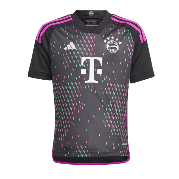 Camisa Bayern de Munique Away 23/24 - Torcedor Adidas Masculino - Preto e Roxo - Paixão no Manto