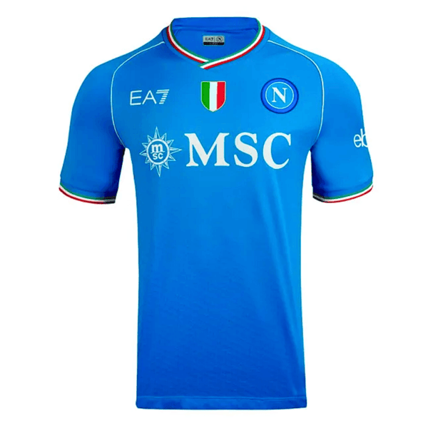 Camisa Napoli Home 23/24 - Torcedor EA7 Masculino - Azul - Paixão no Manto