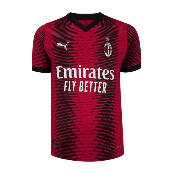 Camisa AC Milan Home 23/24 - Torcedor Puma Masculino - Paixão no Manto