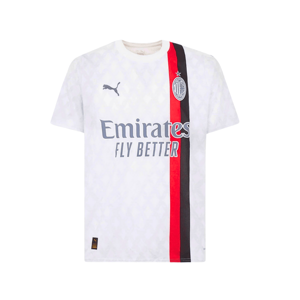 Camisa AC Milan Away 23/24 - Torcedor Puma Masculino - Branco - Paixão no Manto