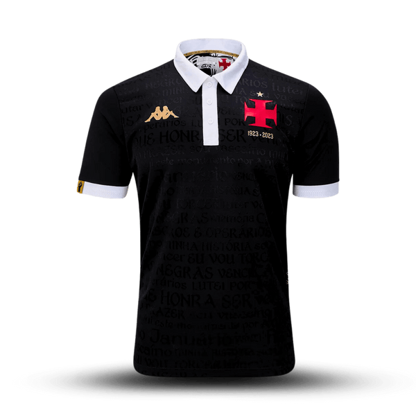 Camisa Vasco III 23/24 - Camisas Negras - Dourada Kappa - Paixão no Manto