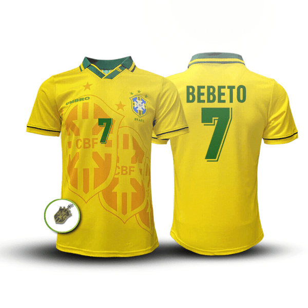 Camisa da Seleção Brasileira 1994 - #7 Bebeto - Paixão no Manto