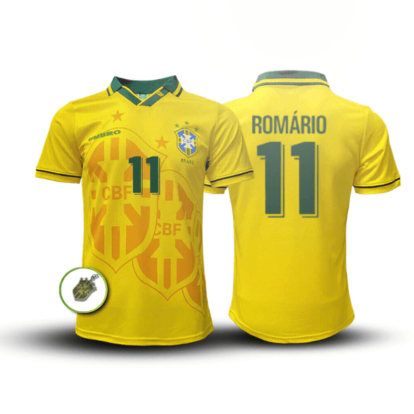 Camisa da Seleção Brasileira 1994 - #11 Romário - Paixão no Manto