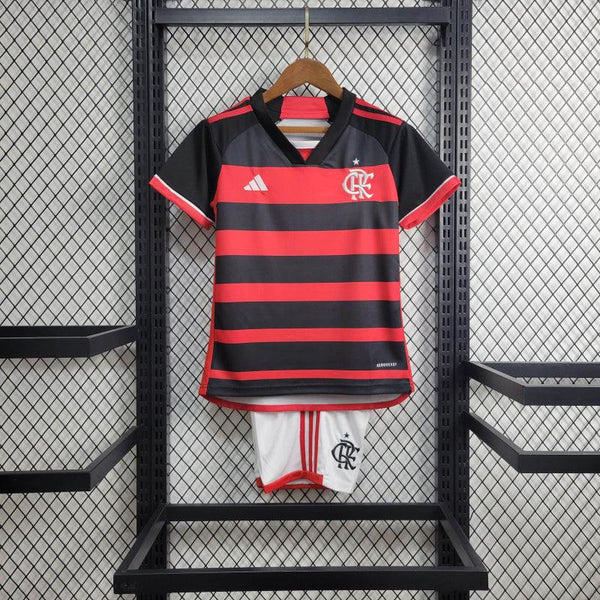 Kit Infantil Flamengo Titular 24/25 - Paixão no Manto