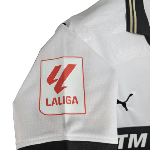 Camisa Valencia Home 23/24 - Torcedor Puma Masculina - Branco - Paixão no Manto