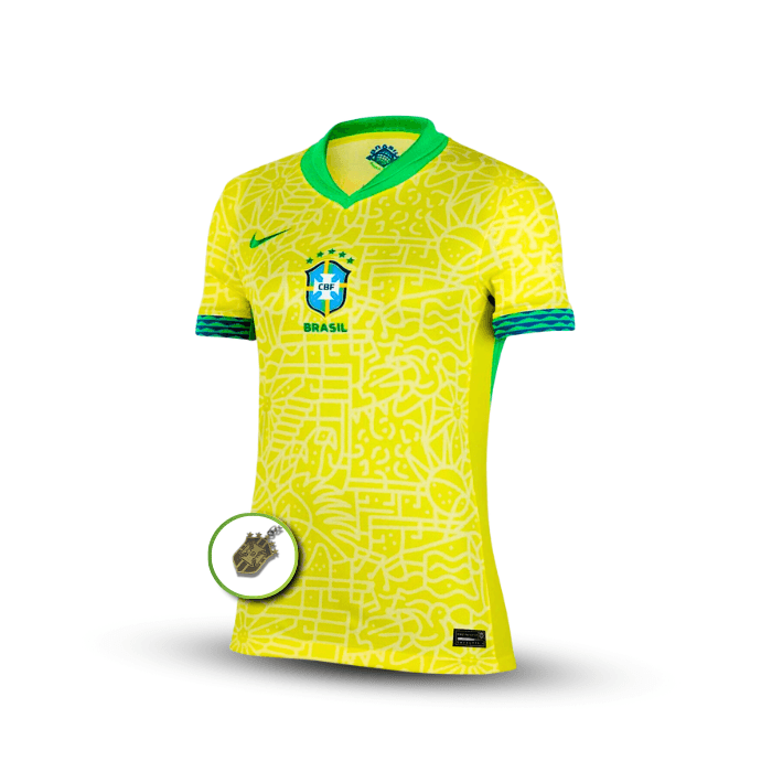 Camisa Brasil I 24/25 Feminina - Copa América - Paixão no Manto