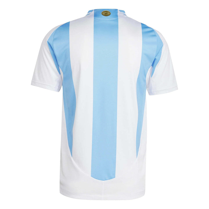 Camisa Seleção Argentina Home 2024/25 + Patch Campeão - Branca e Azul - Paixão no Manto